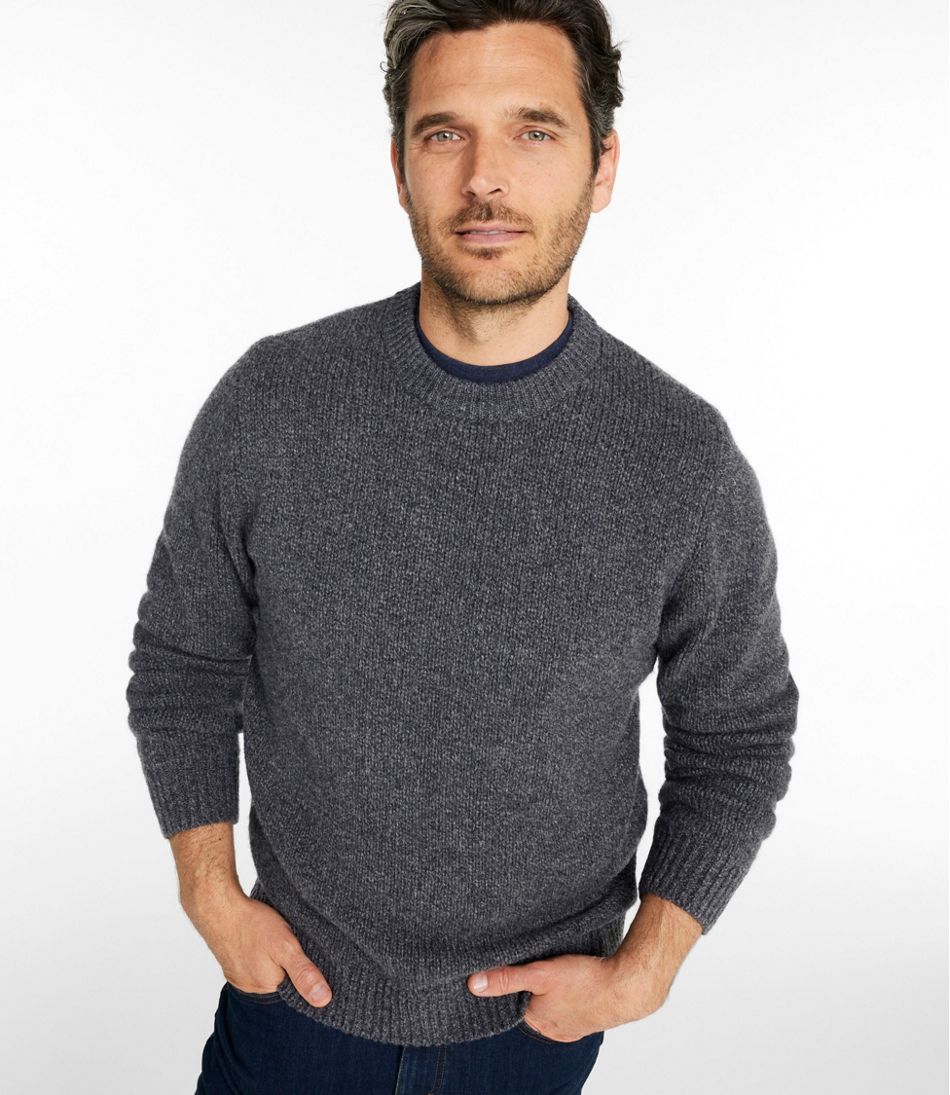 L.L.BeanMen's Bean's Classic Ragg Wool Sweater, Crewneck