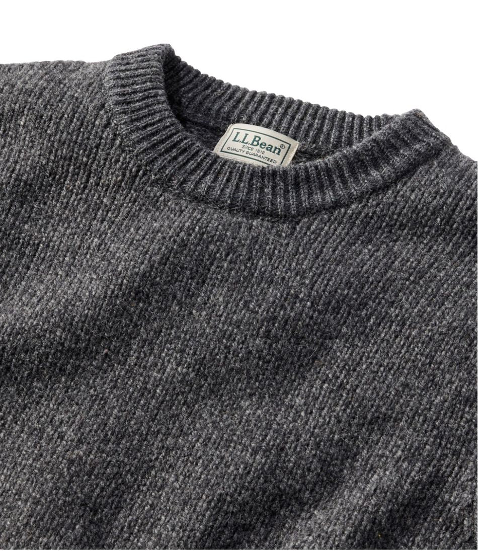 L.L.BeanMen's Bean's Classic Ragg Wool Sweater, Crewneck