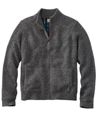 L.L.BeanMen's Classic Ragg Wool Sweater, Full-Zip Flannel-Lined