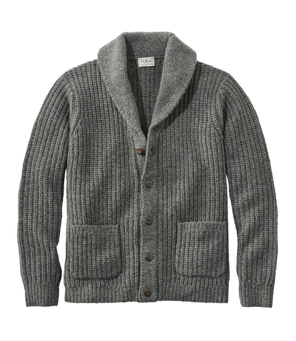L.L.BeanMen's Classic Ragg Wool Sweater, Cardigan
