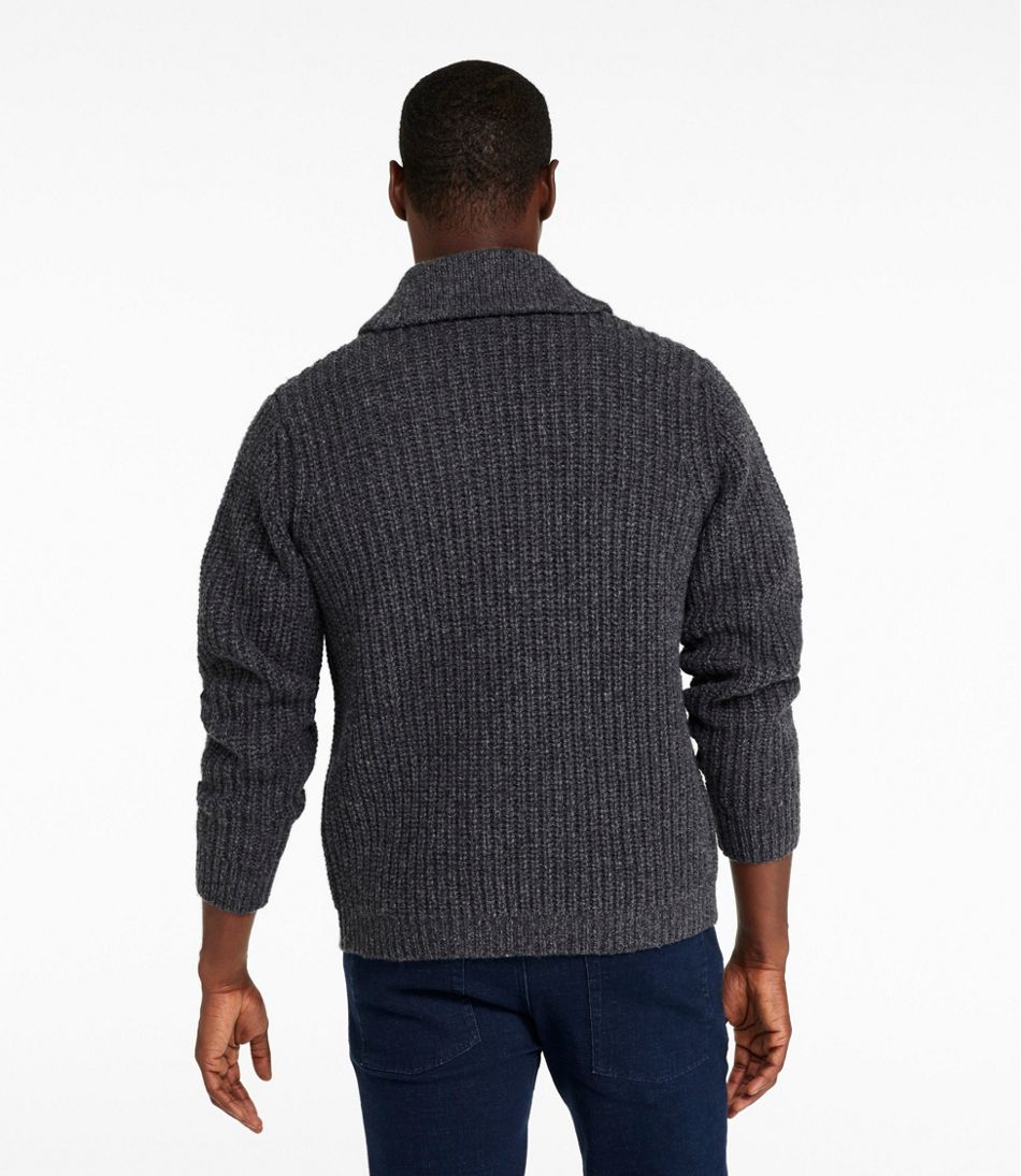 L.L.BeanMen's Classic Ragg Wool Sweater, Cardigan