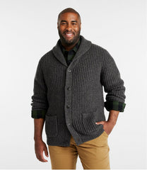 L.L.BeanMen's Classic Ragg Wool Sweater, Cardigan