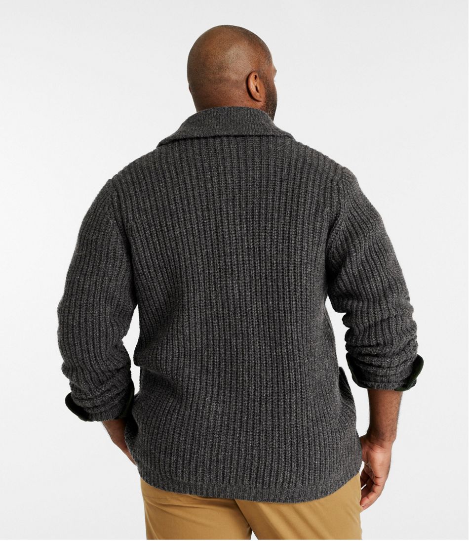 L.L.BeanMen's Classic Ragg Wool Sweater, Cardigan