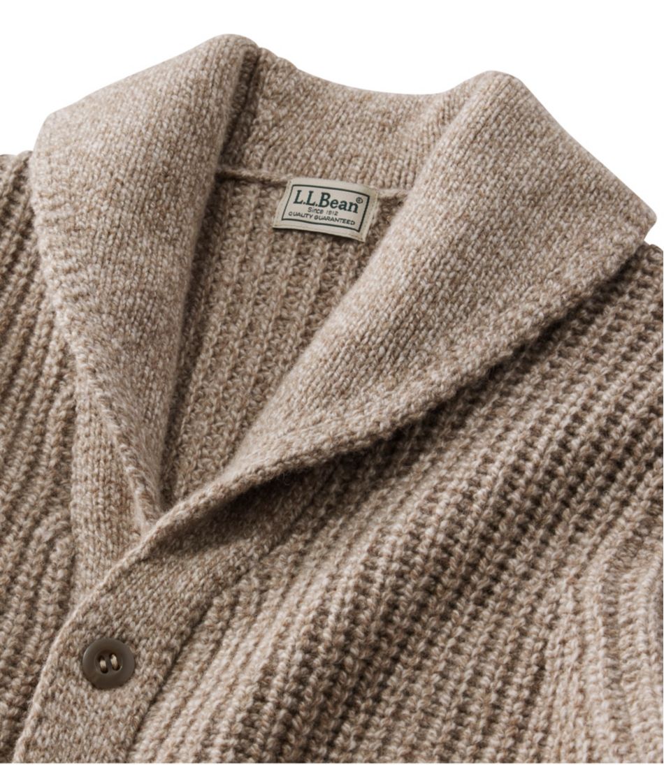 L.L.BeanMen's Classic Ragg Wool Sweater, Cardigan