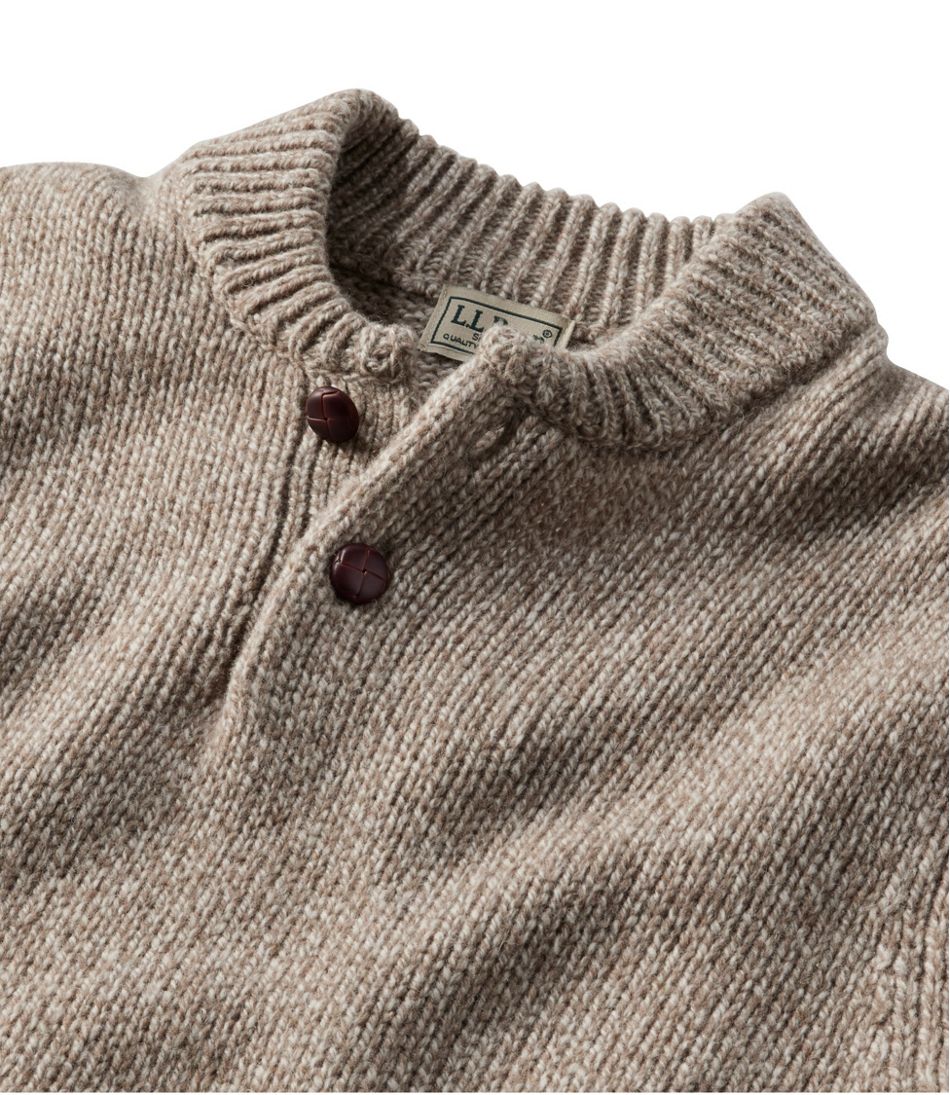 L.L.BeanMen's Classic Ragg Wool Sweater, Henley