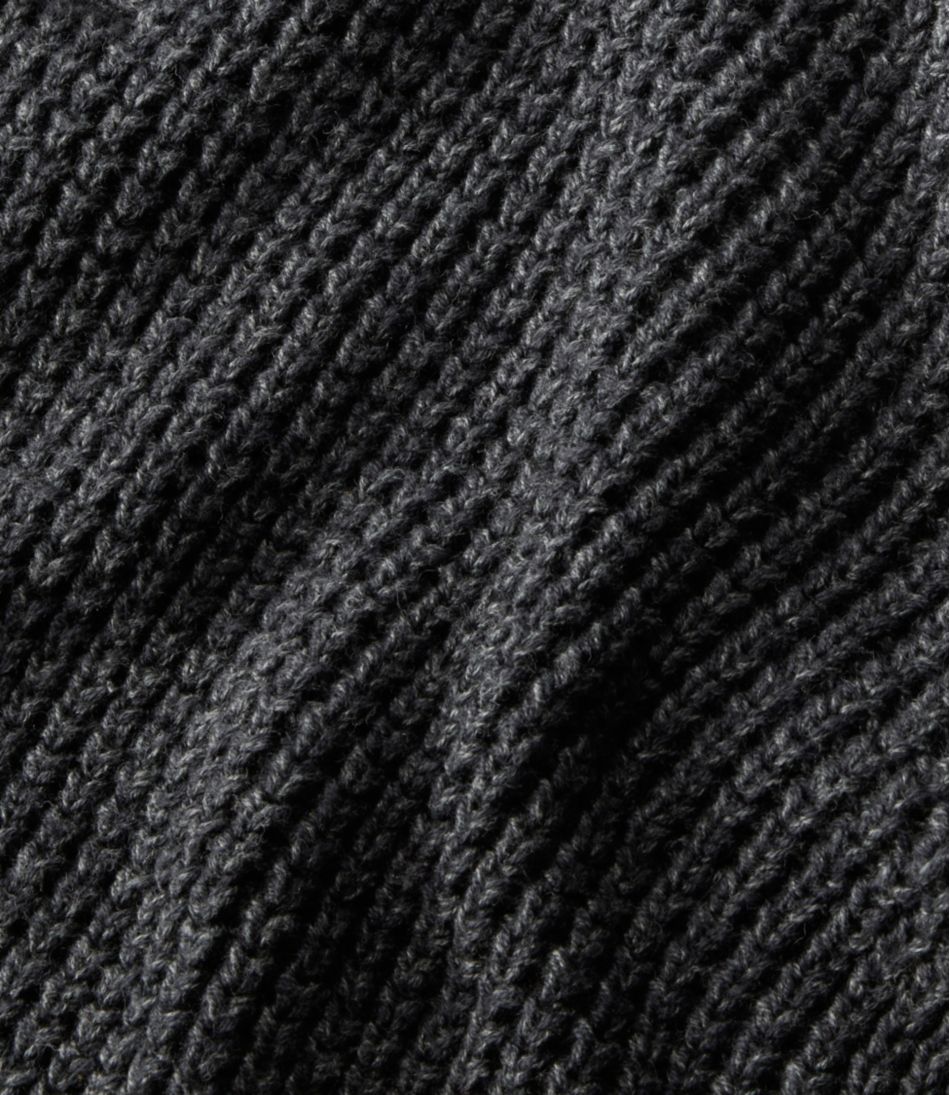 L.L.BeanMen's Organic Cotton Waffle Sweater, Quarter Zip