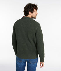 L.L.BeanMen's Organic Cotton Waffle Sweater, Henley