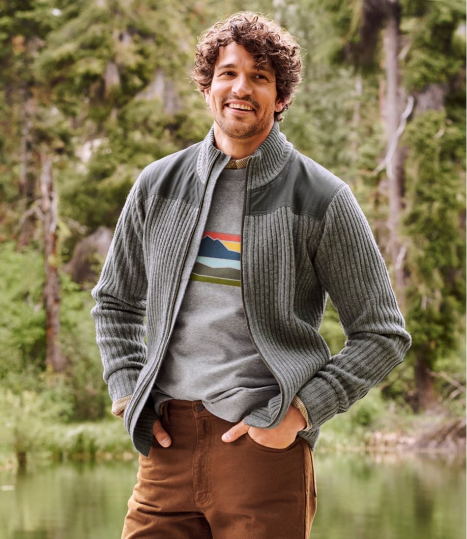 L.L.BeanMen's Commando Sweater, Full-Zip