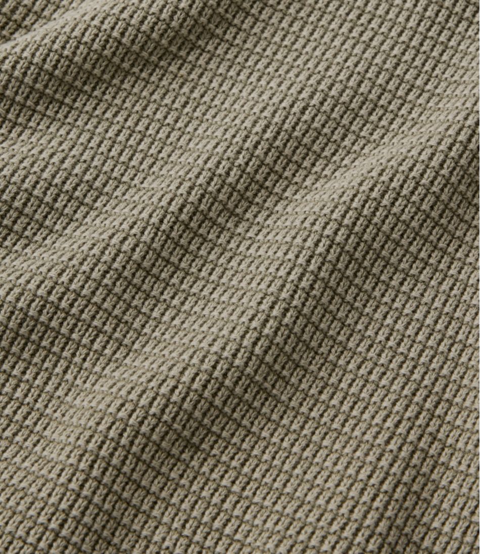 L.L.BeanMen's Sunwashed Textured Cotton Sweater, Crewneck