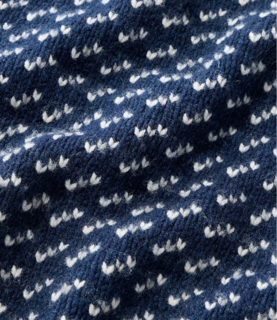 L.L.BeanMen's Bean's Classic Ragg Wool Sweater, Crewneck, Bird's-Eye