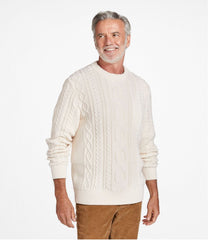 L.L.BeanMen's Bean's Heritage Soft Cotton Fisherman Sweater, Crewneck