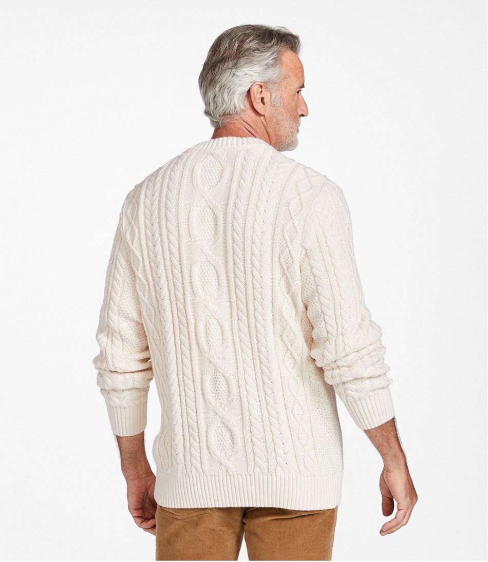 L.L.BeanMen's Bean's Heritage Soft Cotton Fisherman Sweater, Crewneck