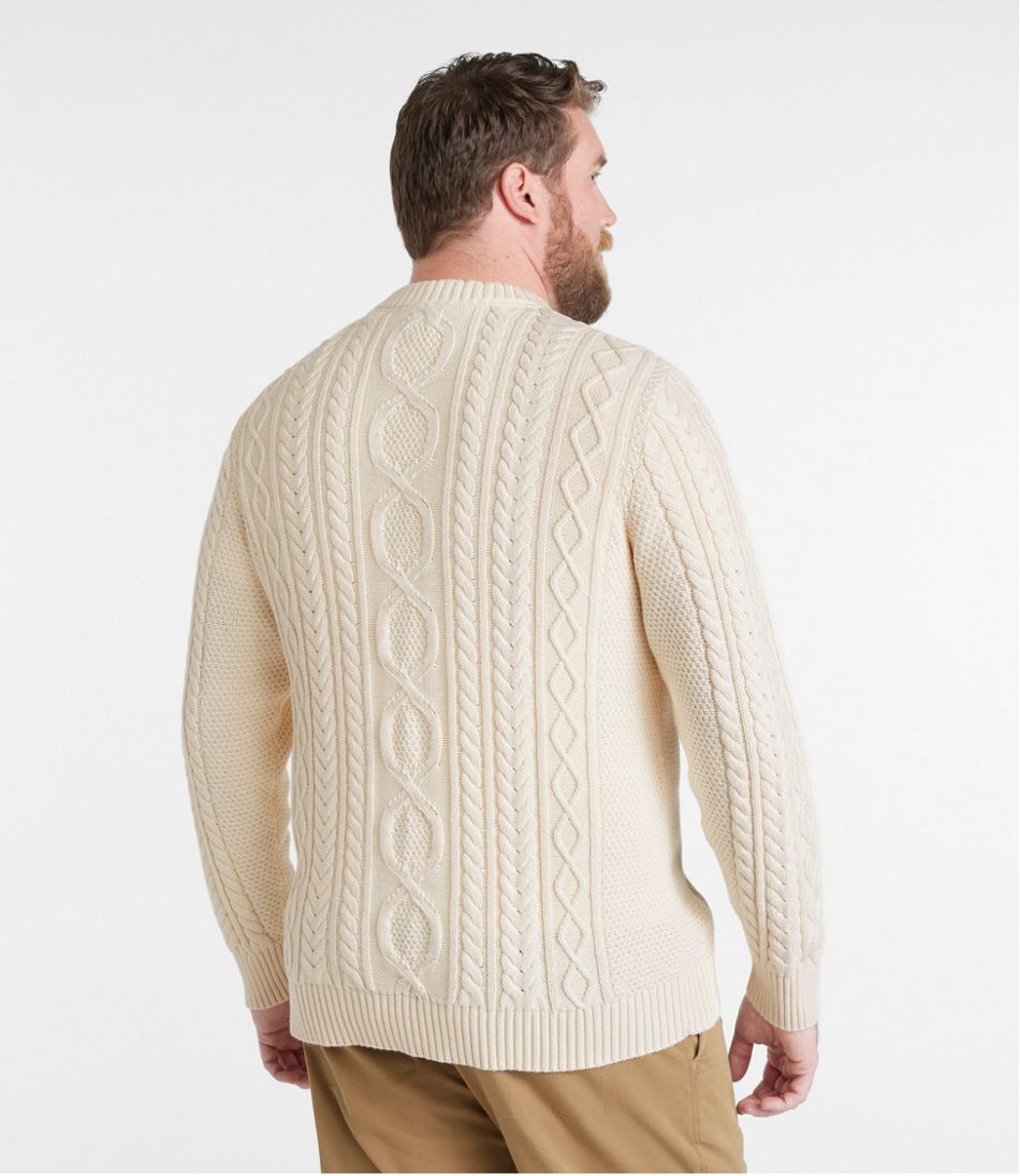 L.L.BeanMen's Bean's Heritage Soft Cotton Fisherman Sweater, Crewneck