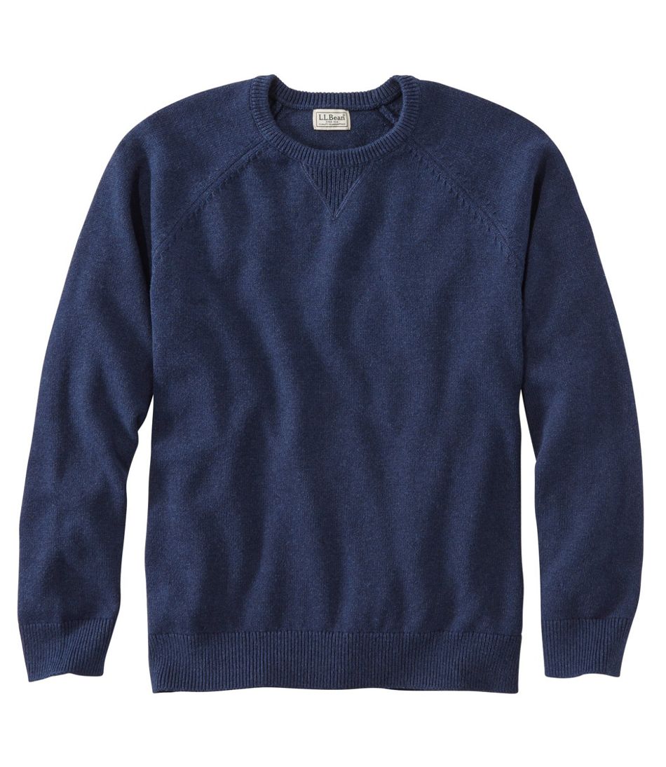 L.L.BeanMen's Wicked Soft Cotton/Cashmere Sweater, Crewneck