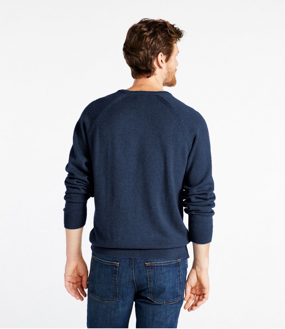 L.L.BeanMen's Wicked Soft Cotton/Cashmere Sweater, Crewneck