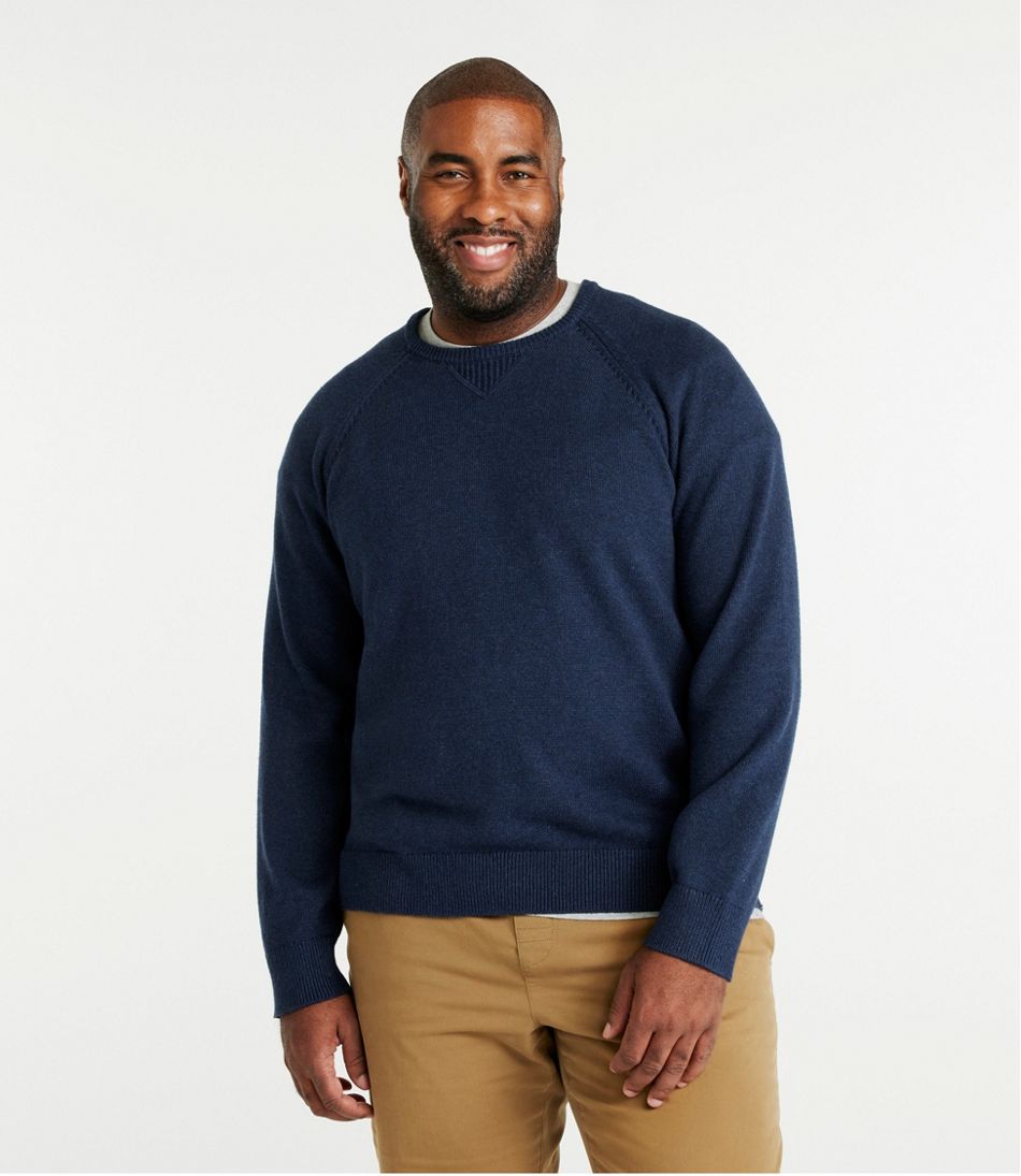 L.L.BeanMen's Wicked Soft Cotton/Cashmere Sweater, Crewneck