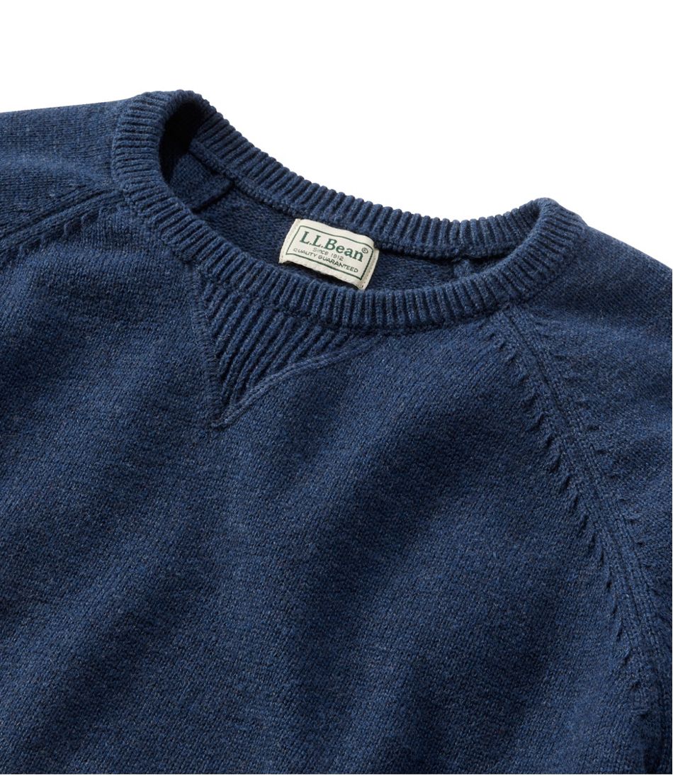 L.L.BeanMen's Wicked Soft Cotton/Cashmere Sweater, Crewneck