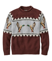 L.L.BeanMen's Signature Organic Cotton Rollneck Sweater, Fair Isle