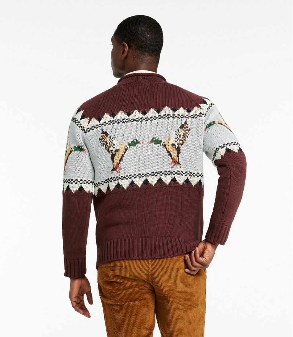 L.L.BeanMen's Signature Organic Cotton Rollneck Sweater, Fair Isle