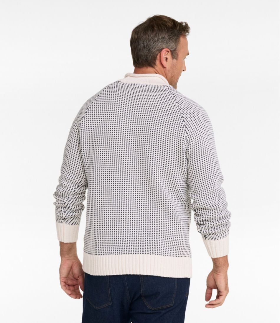 L.L.BeanMen's Signature Organic Cotton Rollneck Sweater, Fair Isle