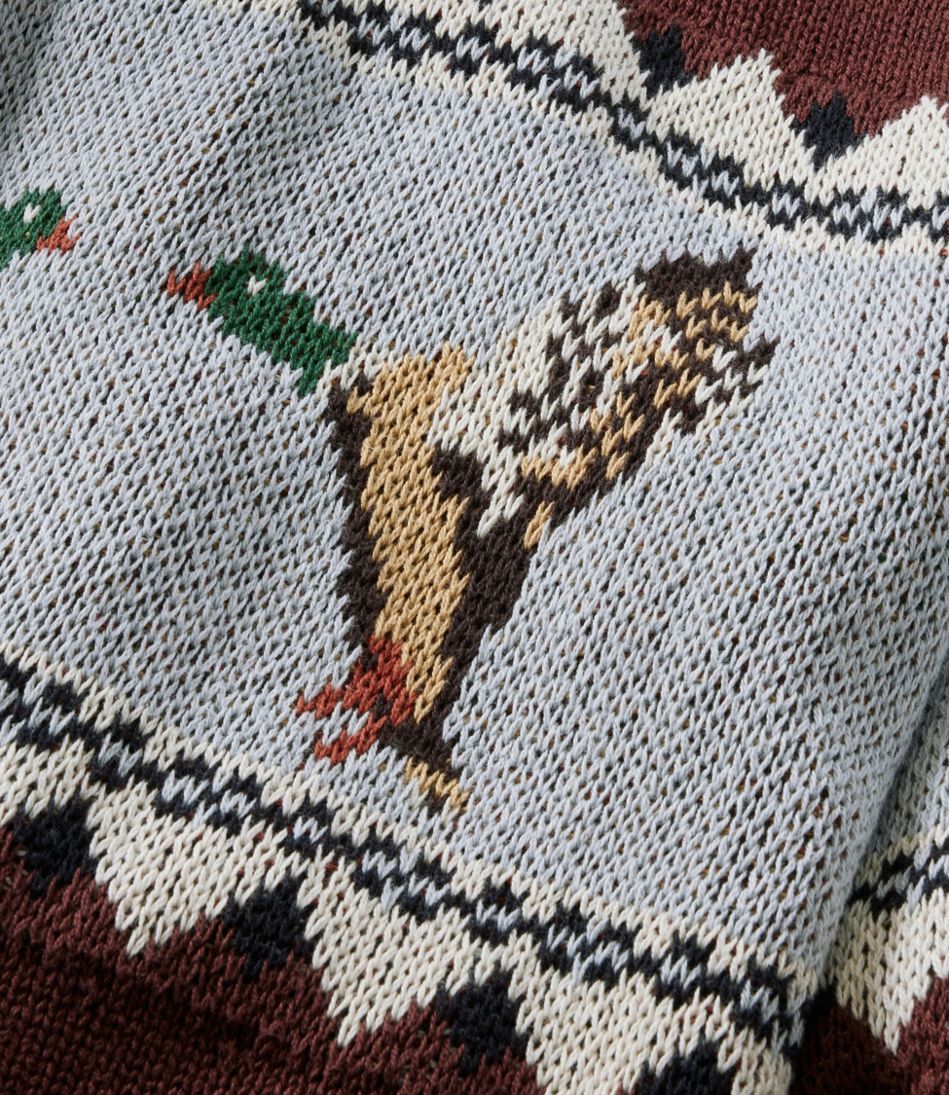L.L.BeanMen's Signature Organic Cotton Rollneck Sweater, Fair Isle