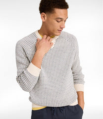 L.L.BeanMen's Wicked Soft Cotton/Cashmere Sweater, Crewneck, Pattern