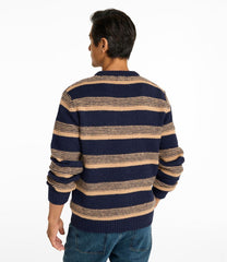 L.L.BeanMen's Bean's Classic Ragg Wool Sweater, Crewneck, Stripe