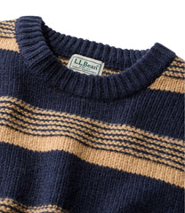 L.L.BeanMen's Bean's Classic Ragg Wool Sweater, Crewneck, Stripe