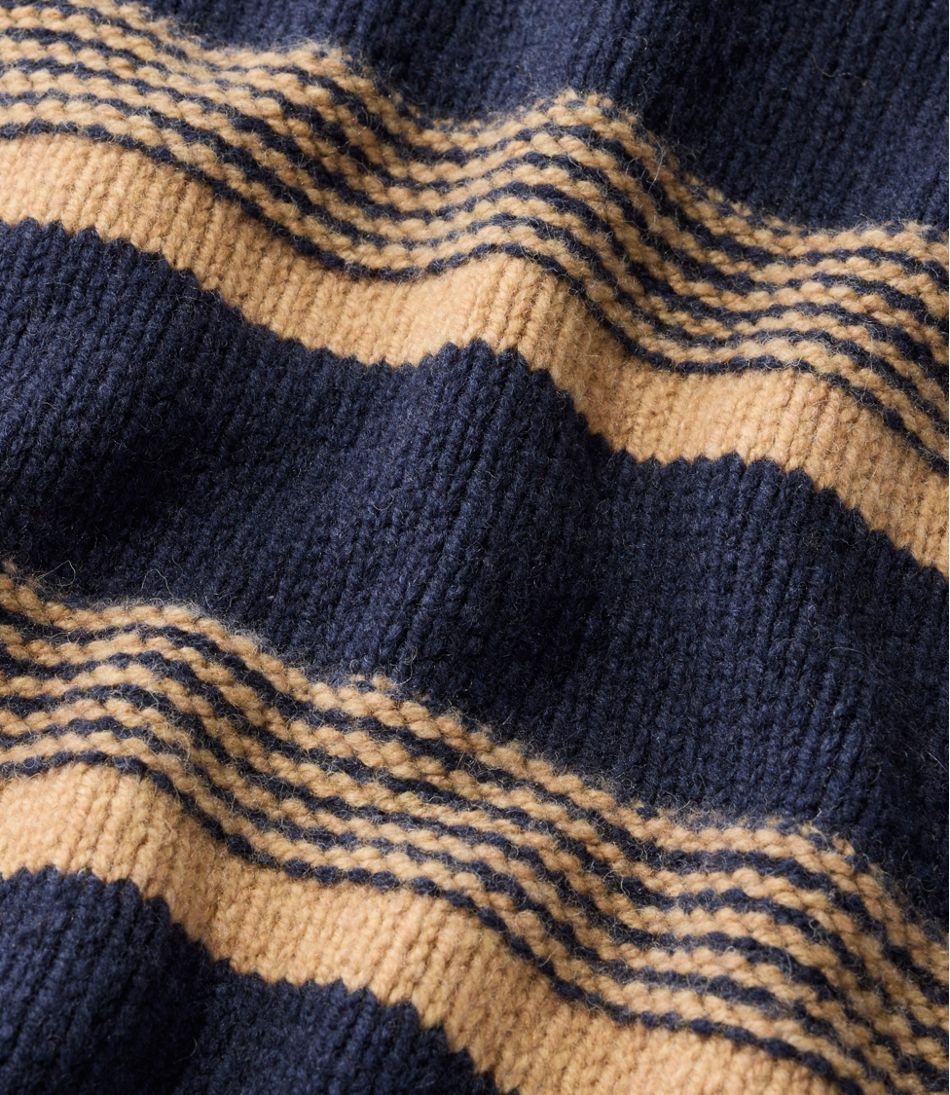 L.L.BeanMen's Bean's Classic Ragg Wool Sweater, Crewneck, Stripe