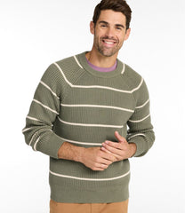 L.L.BeanMen's Mariner Rib Crew Sweater, Stripe