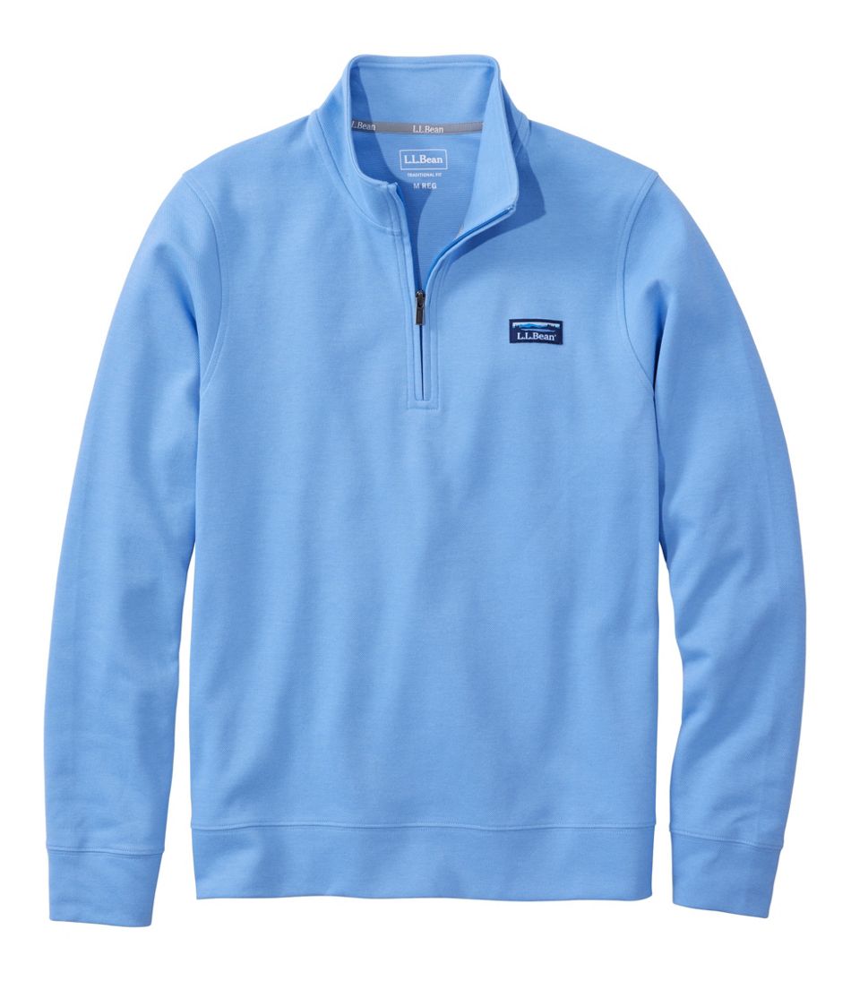 L.L.BeanMen's Comfort Stretch Performance® Piqué, Quarter-Zip Pullover