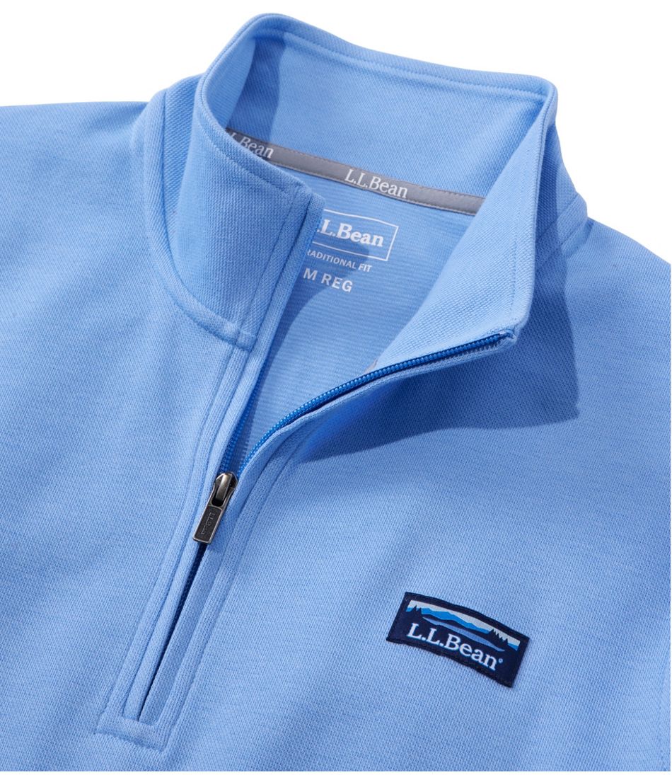 L.L.BeanMen's Comfort Stretch Performance® Piqué, Quarter-Zip Pullover