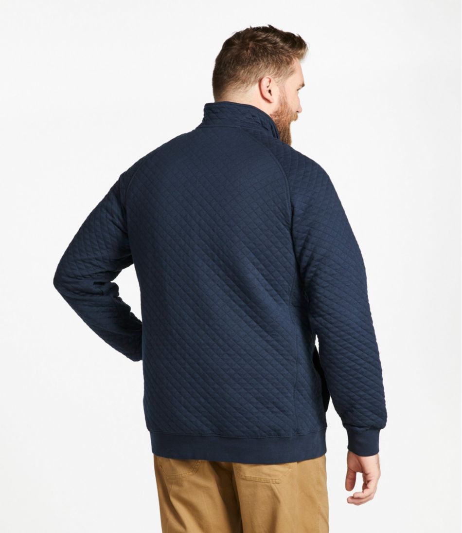 L.L.BeanMen's Quilted Sweatshirt, Mockneck