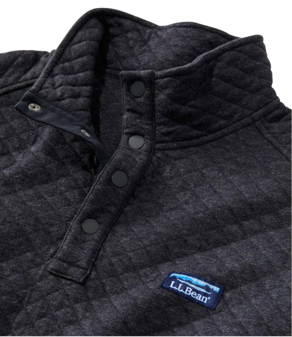 L.L.BeanMen's Quilted Sweatshirt, Mockneck