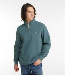 L.L.BeanMen's Lakewashed Double-Knit Quarter-Zip Pullover