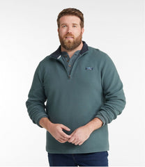 L.L.BeanMen's Lakewashed Double-Knit Quarter-Zip Pullover