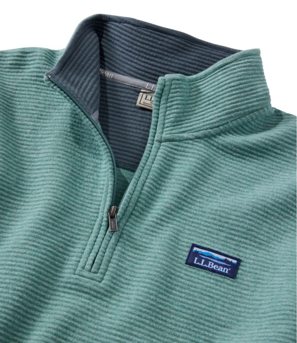 L.L.BeanMen's Lakewashed Double-Knit Quarter-Zip Pullover