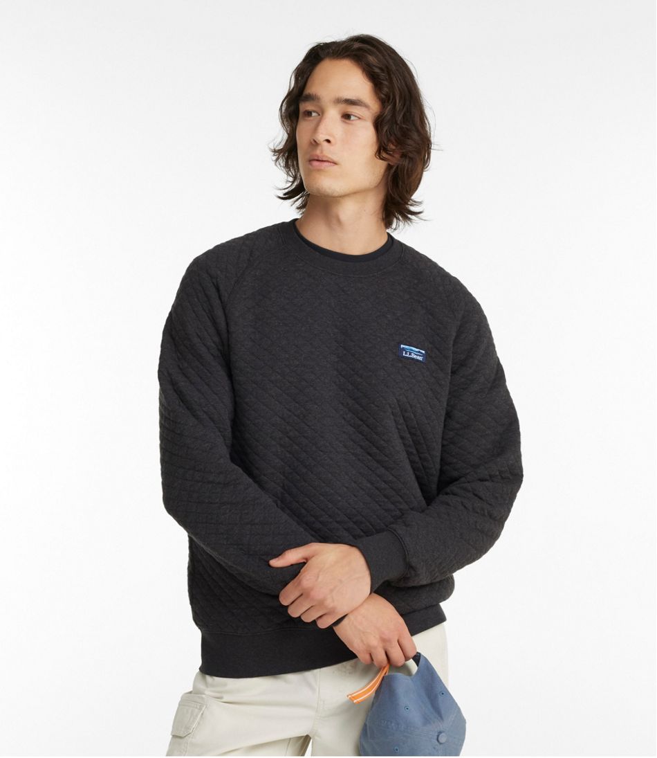 L.L.BeanMen's Quilted Sweatshirt, Crewneck