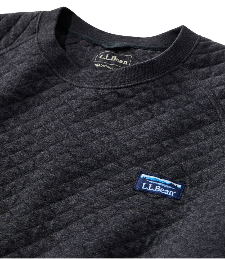 L.L.BeanMen's Quilted Sweatshirt, Crewneck