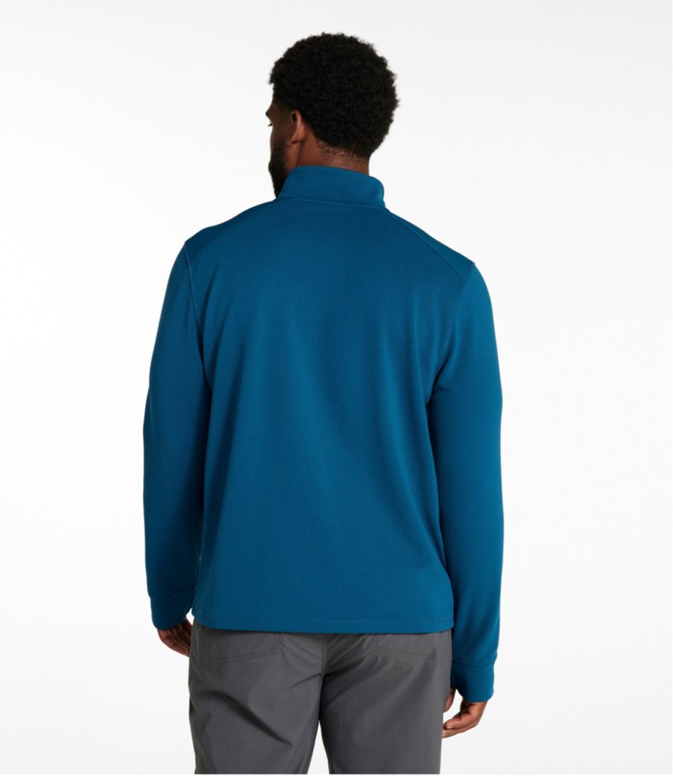 L.L.BeanMen's VentureStretch Ottoman-Rib Pullover, Quarter-Zip