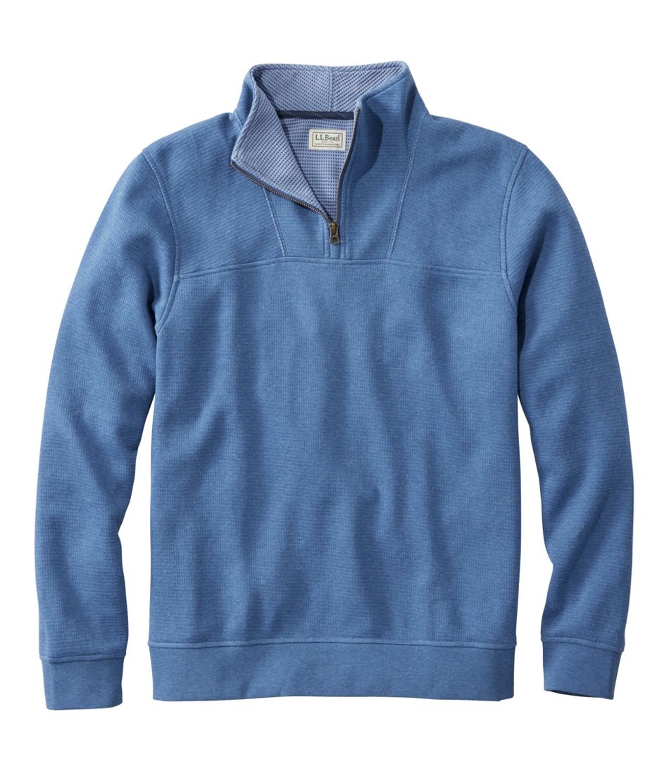 L.L.BeanMen's All Seasons Textured Sweats, Quarter-Zip
