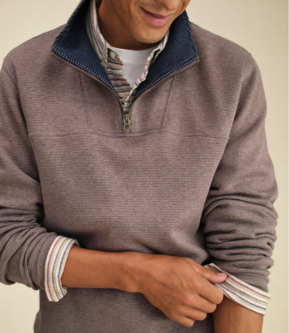 L.L.BeanMen's All Seasons Textured Sweats, Quarter-Zip