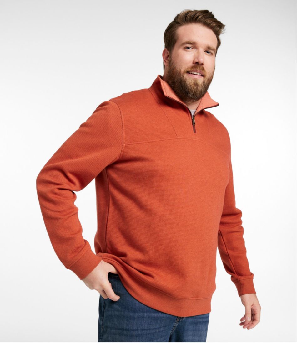 L.L.BeanMen's All Seasons Textured Sweats, Quarter-Zip
