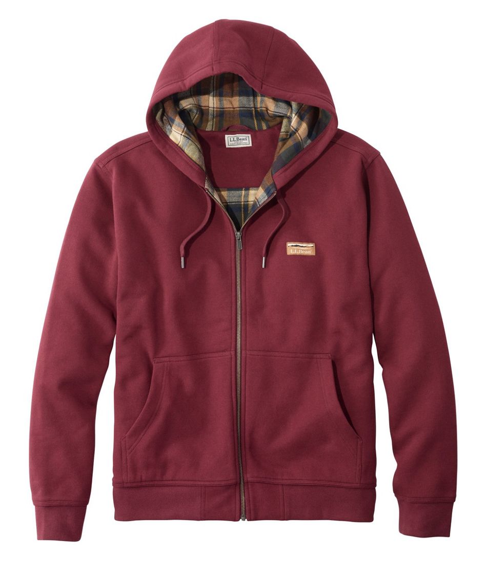 L.L.BeanMen's Katahdin Iron Works® Hooded Sweatshirt, Flannel-Lined