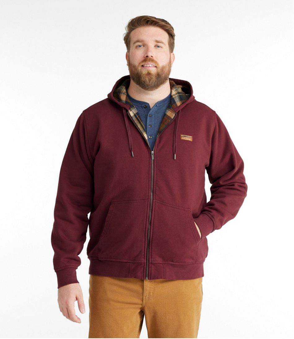L.L.BeanMen's Katahdin Iron Works® Hooded Sweatshirt, Flannel-Lined