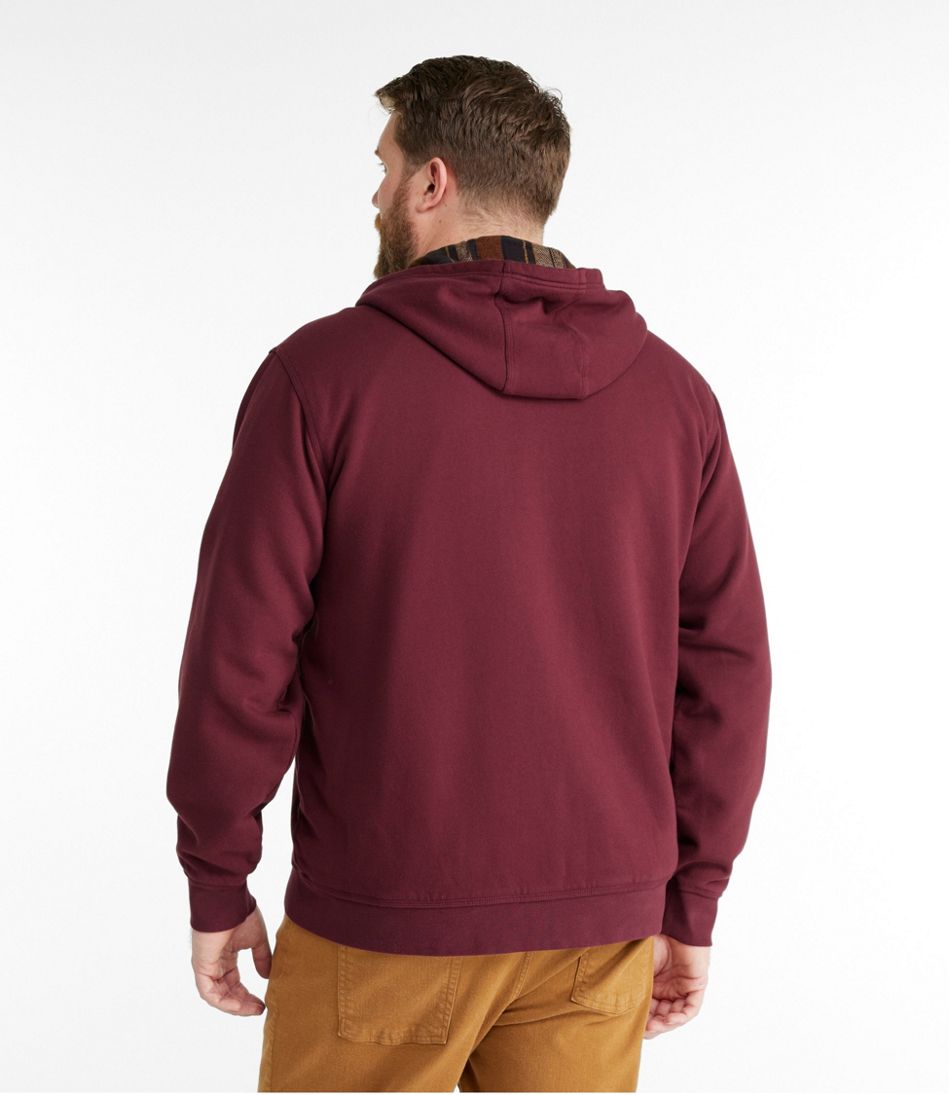 L.L.BeanMen's Katahdin Iron Works® Hooded Sweatshirt, Flannel-Lined