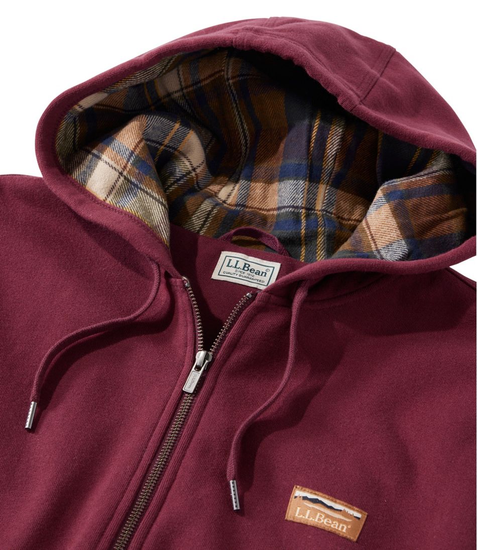 L.L.BeanMen's Katahdin Iron Works® Hooded Sweatshirt, Flannel-Lined