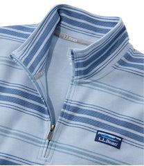 L.L.BeanMen's Comfort Stretch Performance® Piqué, Quarter-Zip Pullover, Stripe