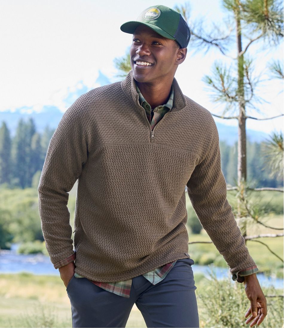 L.L.BeanMen's Ridgeknit Pullover, Quarter-Zip
