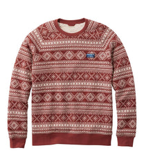 L.L.BeanMen's Bean's Quilted Sweatshirt, Crewneck, Print